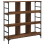 Aparador de madera de ingeniería marrón roble 102x32x103,5 cm by , Sideboards - Ref: Foro24-837731, Price: 54,68 €, Discount: %