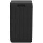 Cubo de basura de exterior PP gris antracita 38x38x65 cm by , Garbage cans and trash cans - Ref: Foro24-364224, Price: 108,14...