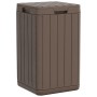 Cubo de basura de exterior PP marrón 38x38x65 cm von , Mülltonnen und Mülltonnen - Ref: Foro24-364226, Preis: 106,33 €, Rabat...