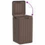 Cubo de basura de exterior PP marrón 38x38x65 cm von , Mülltonnen und Mülltonnen - Ref: Foro24-364226, Preis: 106,33 €, Rabat...
