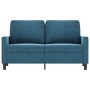 Sofá de 2 plazas terciopelo azul 120 cm von , Sofas - Ref: Foro24-359198, Preis: 232,73 €, Rabatt: %