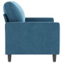Sofá de 2 plazas terciopelo azul 120 cm von , Sofas - Ref: Foro24-359198, Preis: 232,73 €, Rabatt: %