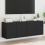 Muebles para TV de pared 2 unidades negro 60x30x41 cm von , TV-Möbel - Ref: Foro24-836941, Preis: 78,48 €, Rabatt: %