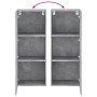 Mueble de TV de pared madera gris hormigón 40,5x30x102 cm von , TV-Möbel - Ref: Foro24-836934, Preis: 61,72 €, Rabatt: %