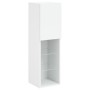 Muebles de TV con luces LED 2 uds blanco 30,5x30x102 cm von , TV-Möbel - Ref: Foro24-837016, Preis: 150,90 €, Rabatt: %
