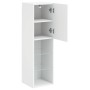 Muebles de TV con luces LED 2 uds blanco 30,5x30x102 cm von , TV-Möbel - Ref: Foro24-837016, Preis: 150,90 €, Rabatt: %