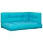 Cojines para asientos de palets 3 piezas tela turquesa von , Kissen für Stühle und Sofas - Ref: Foro24-3217132, Preis: 106,40...