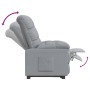 Sillón reclinable de tela gris claro by , Armchairs - Ref: Foro24-342721, Price: 180,83 €, Discount: %