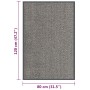 Light brown knot doormat 80x120 cm by vidaXL, Doormats - Ref: Foro24-326947, Price: 35,33 €, Discount: %