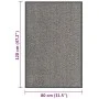 Light brown knot doormat 80x120 cm by vidaXL, Doormats - Ref: Foro24-326947, Price: 35,07 €, Discount: %