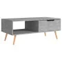 Mueble de TV madera de ingeniería gris hormigón 100x49,5x43 cm de vidaXL, Mesas de centro - Ref: Foro24-326790, Precio: 76,16...