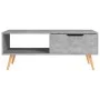 Mueble de TV madera de ingeniería gris hormigón 100x49,5x43 cm de vidaXL, Mesas de centro - Ref: Foro24-326790, Precio: 76,16...