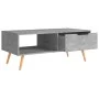 Mueble de TV madera de ingeniería gris hormigón 100x49,5x43 cm de vidaXL, Mesas de centro - Ref: Foro24-326790, Precio: 76,16...