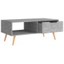 Mueble de TV madera de ingeniería gris hormigón 100x49,5x43 cm de vidaXL, Mesas de centro - Ref: Foro24-326790, Precio: 77,08...