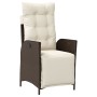 Set comedor de jardín 7 pzas con cojines ratán sintético marrón von , Gartensets - Ref: Foro24-3213411, Preis: 1,00 €, Rabatt: %