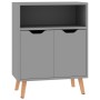 Aparador de aglomerado gris 60x30x72 cm de vidaXL, Aparadores - Ref: Foro24-326824, Precio: 83,97 €, Descuento: %