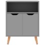 Graues Sideboard aus Spanplatte 60x30x72 cm von vidaXL, Sideboards - Ref: Foro24-326824, Preis: 83,97 €, Rabatt: %