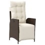 Set comedor de jardín 7 pzas con cojines ratán sintético marrón by , Garden sets - Ref: Foro24-3213210, Price: 843,33 €, Disc...