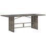 Set comedor jardín 9 pzas y cojines ratán sintético gris de , Conjuntos de jardín - Ref: Foro24-3213357, Precio: 1,00 €, Desc...