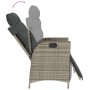 Set comedor jardín 9 pzas y cojines ratán sintético gris de , Conjuntos de jardín - Ref: Foro24-3213357, Precio: 1,00 €, Desc...