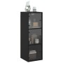 Mueble de pared con puertas de vidrio negro 35x37x100 cm von , Schließfächer und Lagerschränke - Ref: Foro24-836484, Preis: 7...