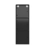 Mueble de pared con puertas de vidrio negro 35x37x100 cm von , Schließfächer und Lagerschränke - Ref: Foro24-836484, Preis: 7...