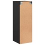 Mueble de pared con puertas de vidrio negro 35x37x100 cm von , Schließfächer und Lagerschränke - Ref: Foro24-836484, Preis: 7...