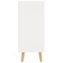 White engineered wood and Sonoma oak sideboard 90x30x72 cm by vidaXL, Sideboards - Ref: Foro24-326818, Price: 120,10 €, Disco...
