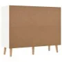 Aparador madera de ingeniería blanco y roble Sonoma 90x30x72 cm de vidaXL, Aparadores - Ref: Foro24-326818, Precio: 117,90 €,...