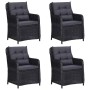 Juego de comedor para jardín 5 piezas negro von , Gartensets - Ref: Foro24-3099560, Preis: 733,11 €, Rabatt: %