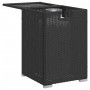 Mesa cubierta para bombona de propano ratán negro 40x40x60 cm by , Garden tables - Ref: Foro24-366294, Price: 78,54 €, Discou...