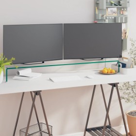 Soporte para TV/Elevador monitor cristal claro 110x30x13 cm von , TV-Möbel - Ref: Foro24-244132, Preis: 113,80 €, Rabatt: %