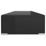Soporte para TV/Elevador monitor cristal negro 100x30x13 cm von , TV-Möbel - Ref: Foro24-244139, Preis: 111,27 €, Rabatt: %