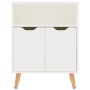 Hochglanzweißes Sideboard aus Holzwerkstoff, 60 x 30 x 72 cm von vidaXL, Sideboards - Ref: Foro24-326828, Preis: 77,43 €, Rab...