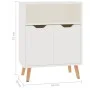 Hochglanzweißes Sideboard aus Holzwerkstoff, 60 x 30 x 72 cm von vidaXL, Sideboards - Ref: Foro24-326828, Preis: 76,27 €, Rab...