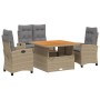 Set de comedor jardín con cojines 4 pzas ratán sintético beige von , Gartensets - Ref: Foro24-3277428, Preis: 571,25 €, Rabat...