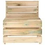 Central sofa made of pallets for impregnated pine wood garden by vidaXL, Modular outdoor sofas - Ref: Foro24-316200, Price: 6...
