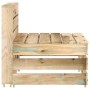Central sofa made of pallets for impregnated pine wood garden by vidaXL, Modular outdoor sofas - Ref: Foro24-316200, Price: 6...