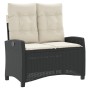 Juego comedor jardín 4 piezas con cojines ratán sintético negro von , Gartensets - Ref: Foro24-3277384, Preis: 488,69 €, Raba...