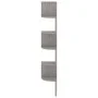Concrete Gray Engineered Wood Wall Corner Shelf by vidaXL, Shelves and shelves - Ref: Foro24-326835, Price: 34,90 €, Discount: %