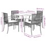 Set comedor de jardín 5 pzas con cojines ratán sintético beige von , Gartensets - Ref: Foro24-3213625, Preis: 333,10 €, Rabat...