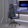 Silla gaming de masaje cuero sintético negro y azul de , Sillones para videojuegos - Ref: Foro24-345399, Precio: 112,12 €, De...