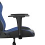 Silla gaming de masaje cuero sintético negro y azul de , Sillones para videojuegos - Ref: Foro24-345399, Precio: 112,12 €, De...