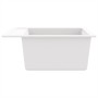 Fregadero de cocina de granito con un seno blanco by , Sinks - Ref: Foro24-144857, Price: 177,98 €, Discount: %