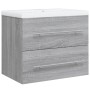 Mueble de baño con lavabo madera contrachapada gris Sonoma von , Badezimmerwaschtische - Ref: Foro24-3120180, Preis: 165,13 €...