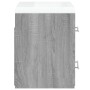 Mueble de baño con lavabo madera contrachapada gris Sonoma von , Badezimmerwaschtische - Ref: Foro24-3120180, Preis: 165,13 €...