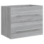 Mueble de baño con lavabo madera contrachapada gris Sonoma von , Badezimmerwaschtische - Ref: Foro24-3120180, Preis: 165,13 €...