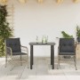 Sillas y mesita de jardín 3 piezas ratán sintético cojín gris by , Garden sets - Ref: Foro24-3212173, Price: 254,55 €, Discou...