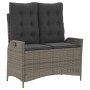 Juego de comedor de jardín 4 piezas con cojines ratán PE gris by , Garden sets - Ref: Foro24-3277468, Price: 488,86 €, Discou...