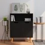 Black engineered wood sideboard 60x30x72 cm by vidaXL, Sideboards - Ref: Foro24-326823, Price: 73,80 €, Discount: %
